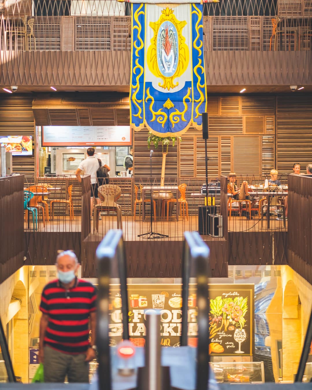 Is-Suq tal-Belt Food Market Court Valletta