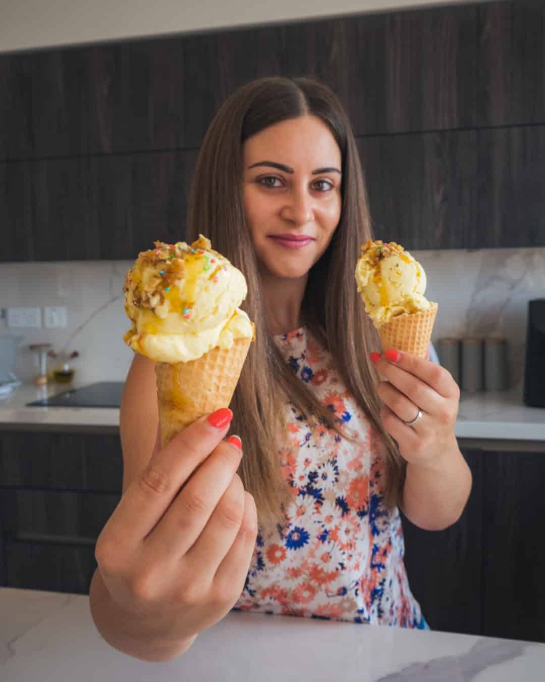 Sam Cooks mango ice-cream recipe