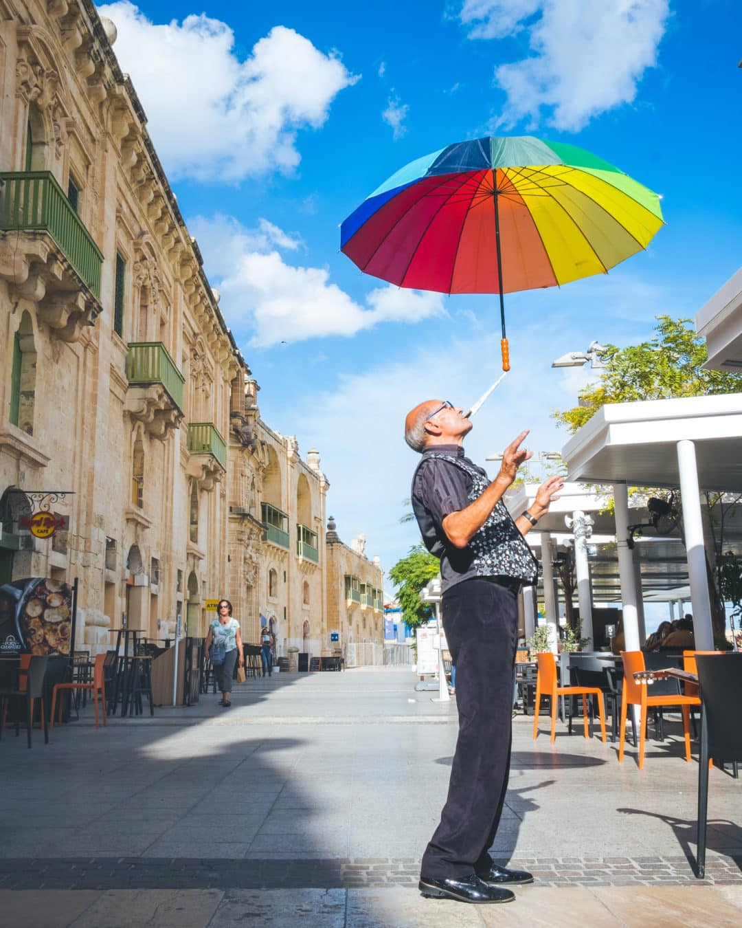 Valletta Waterfront rainbow