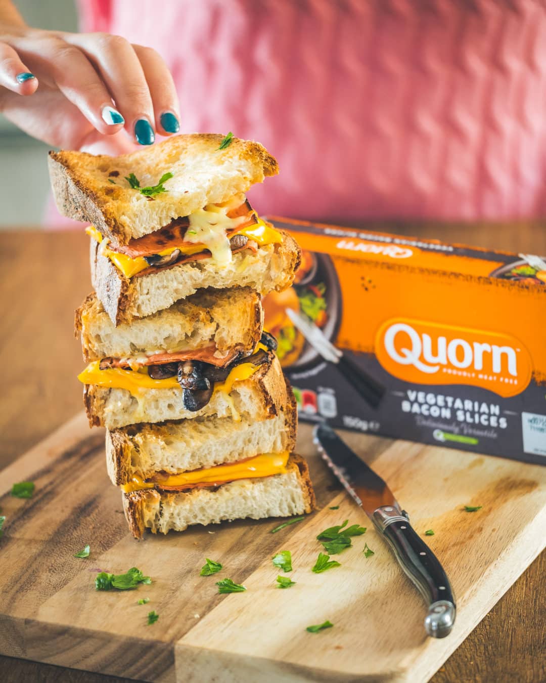 Quorn Whatsinstore meatless bacon